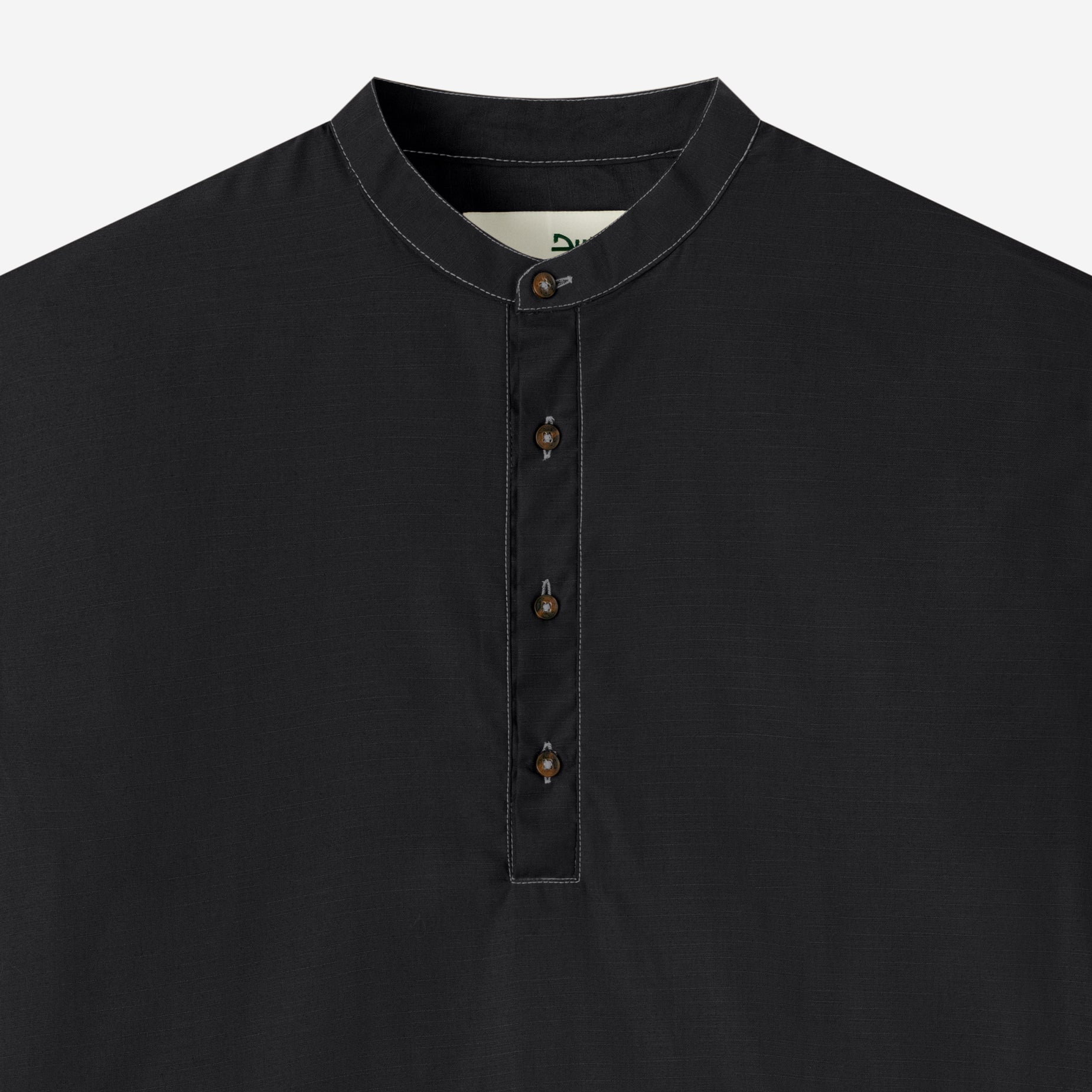 Zahr Shirt Long Sleeve - Black