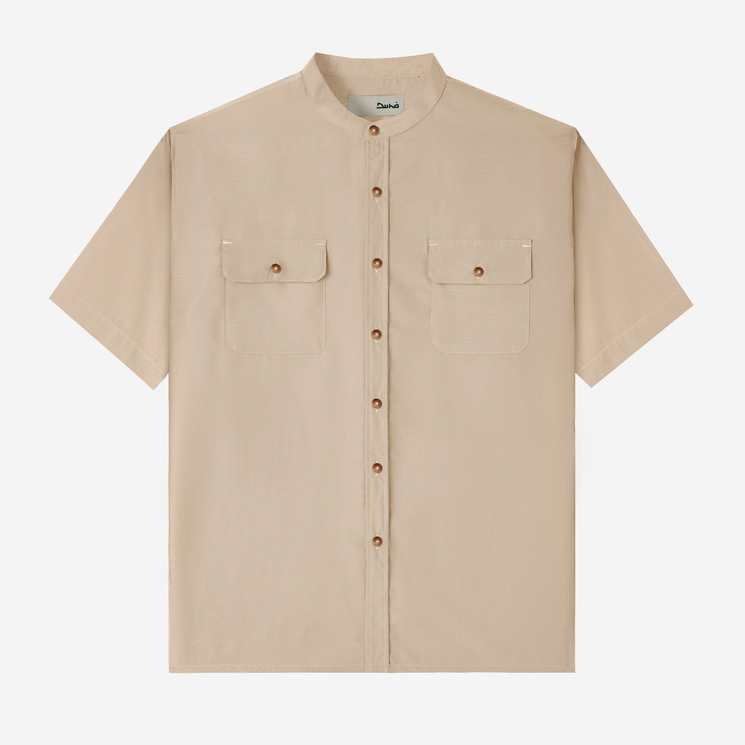 Numair Shirt Short Sleeve - Khaki