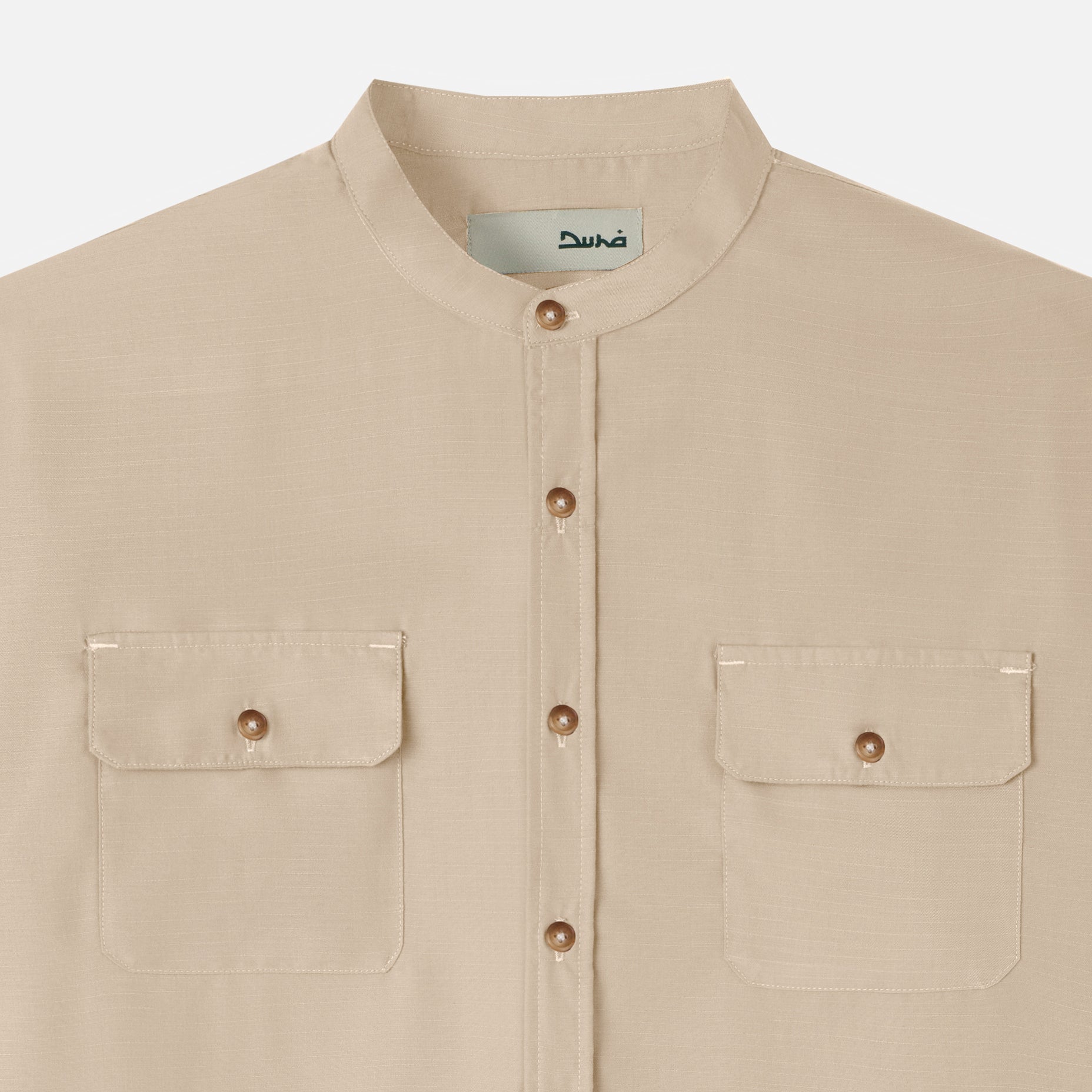 Numair Shirt Short Sleeve - Khaki