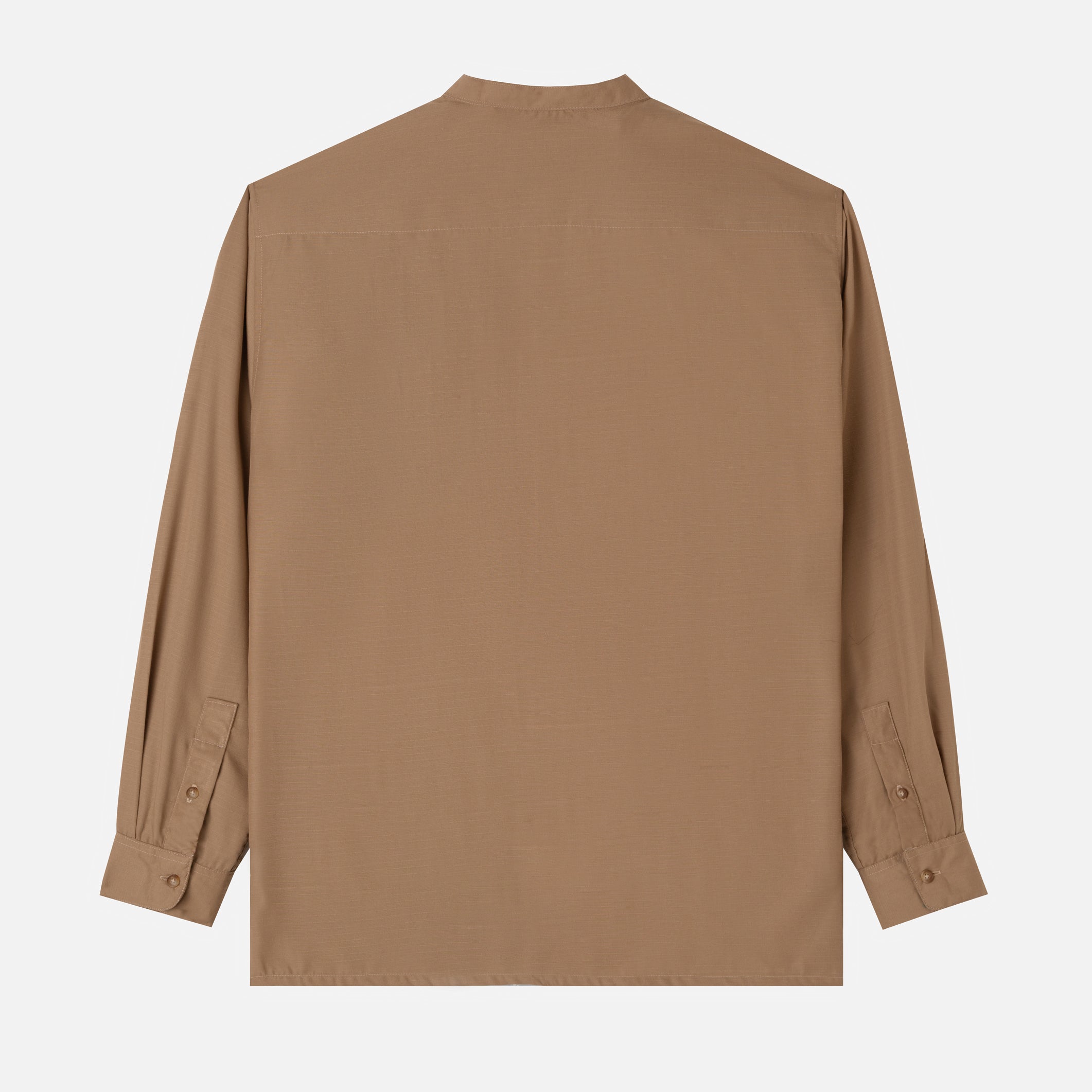 Numair Shirt Long Sleeve - Light Brown