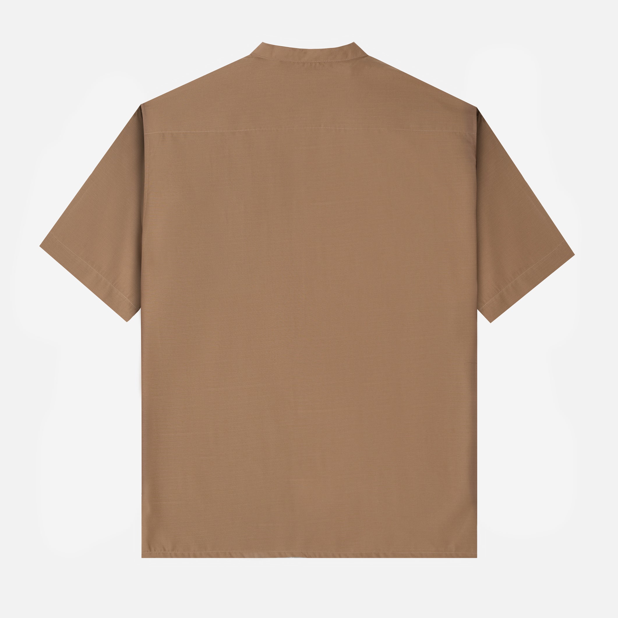 Numair Shirt Short Sleeve - Light Brown