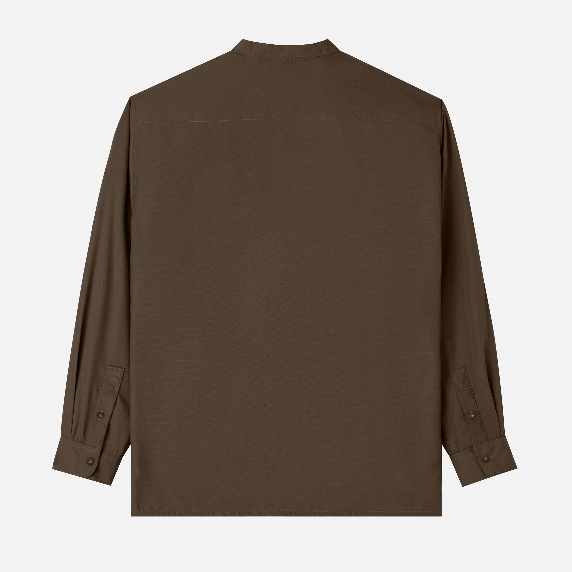 Numair Shirt Long Sleeve - Brown