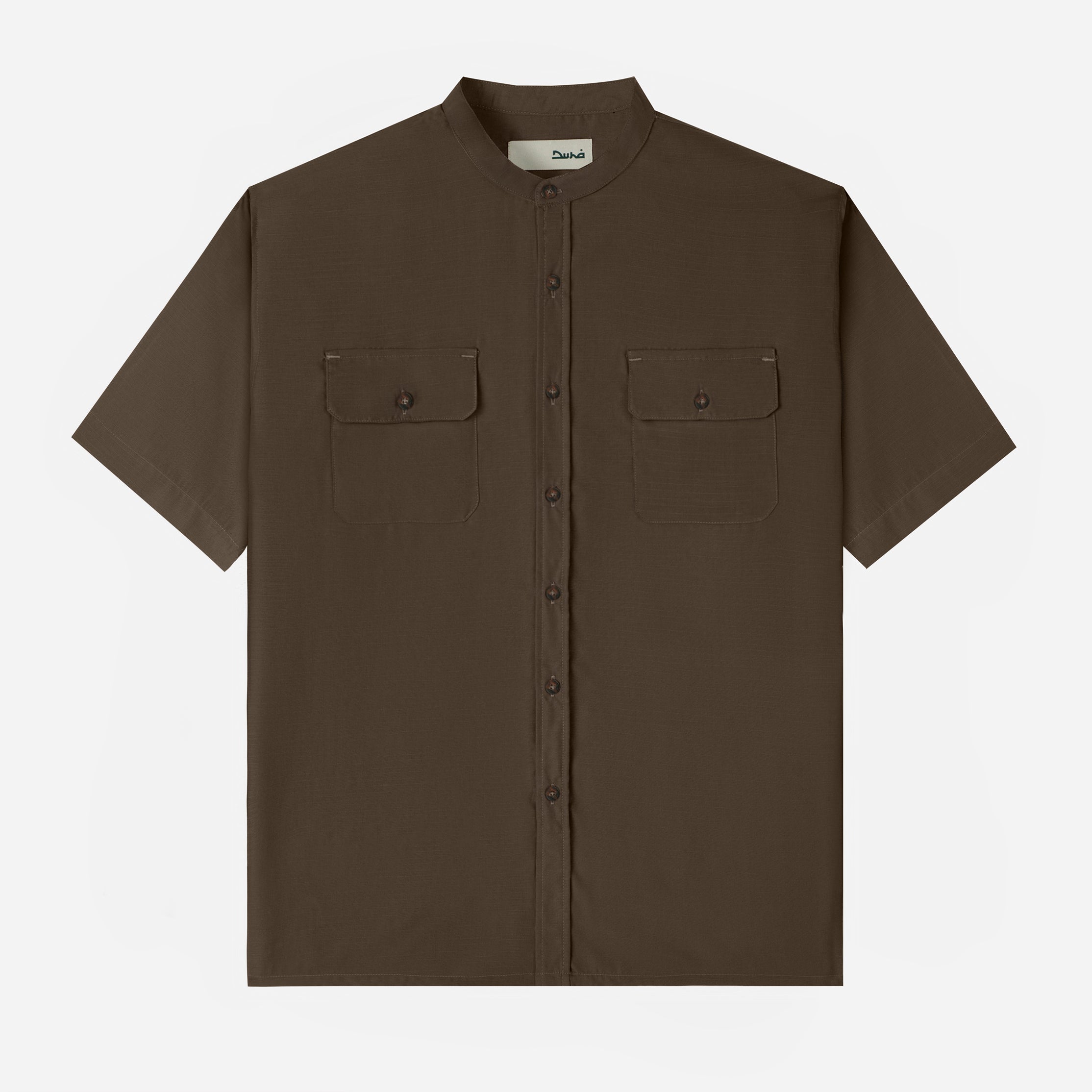 Numair Shirt Short Sleeve - Brown