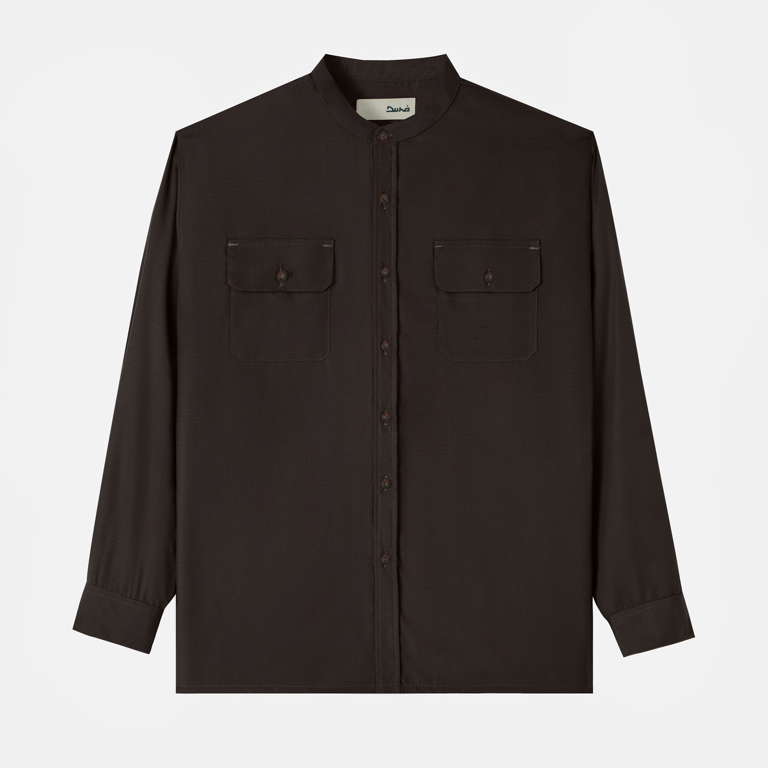 Numair Shirt Long Sleeve - Charcoal