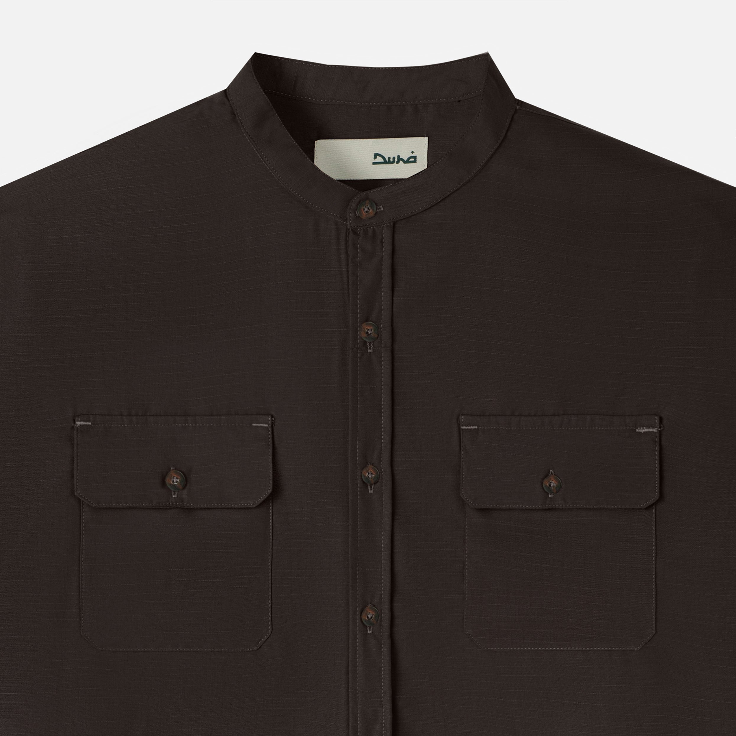 Numair Shirt Long Sleeve - Charcoal