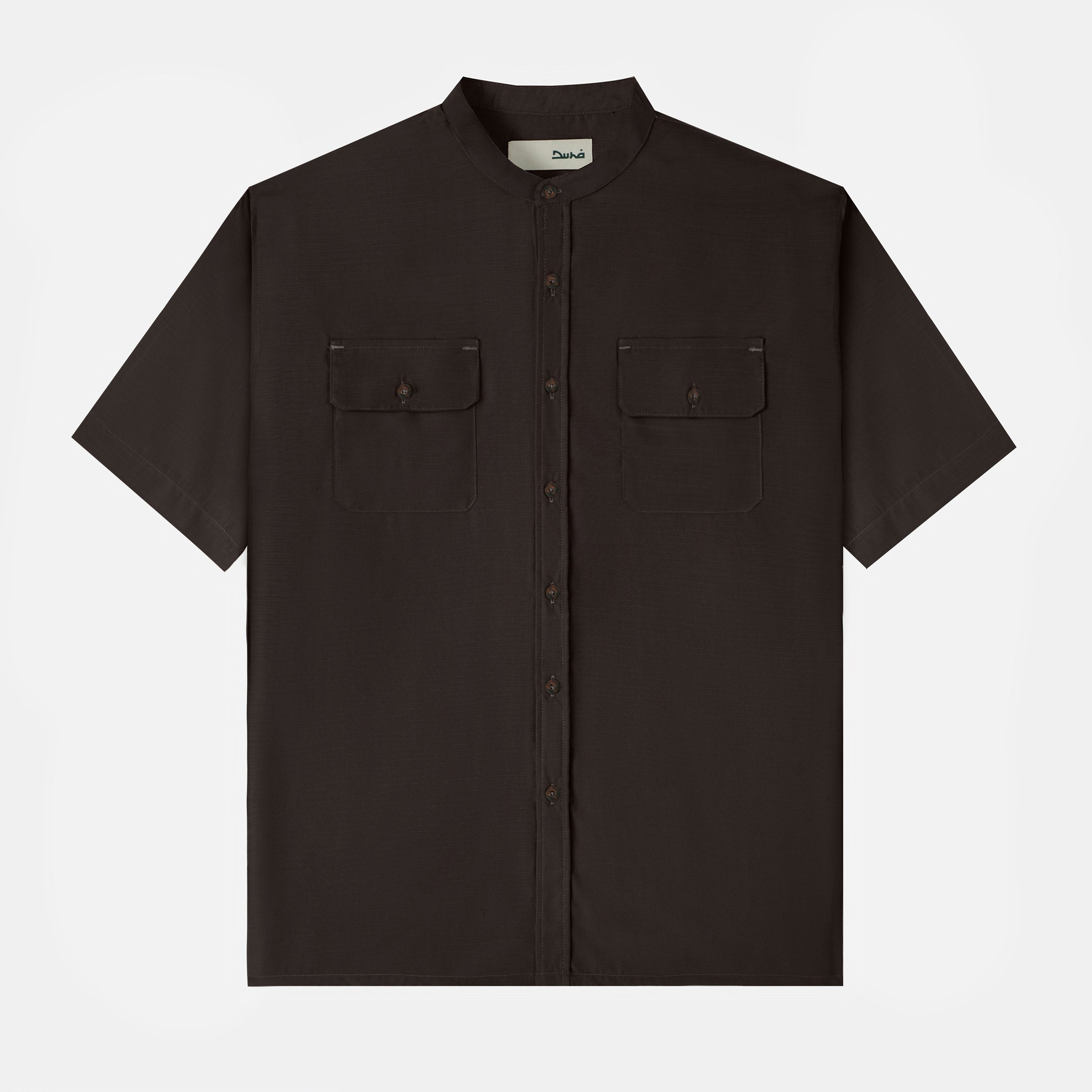 Numair Shirt Short Sleeve - Charcoal