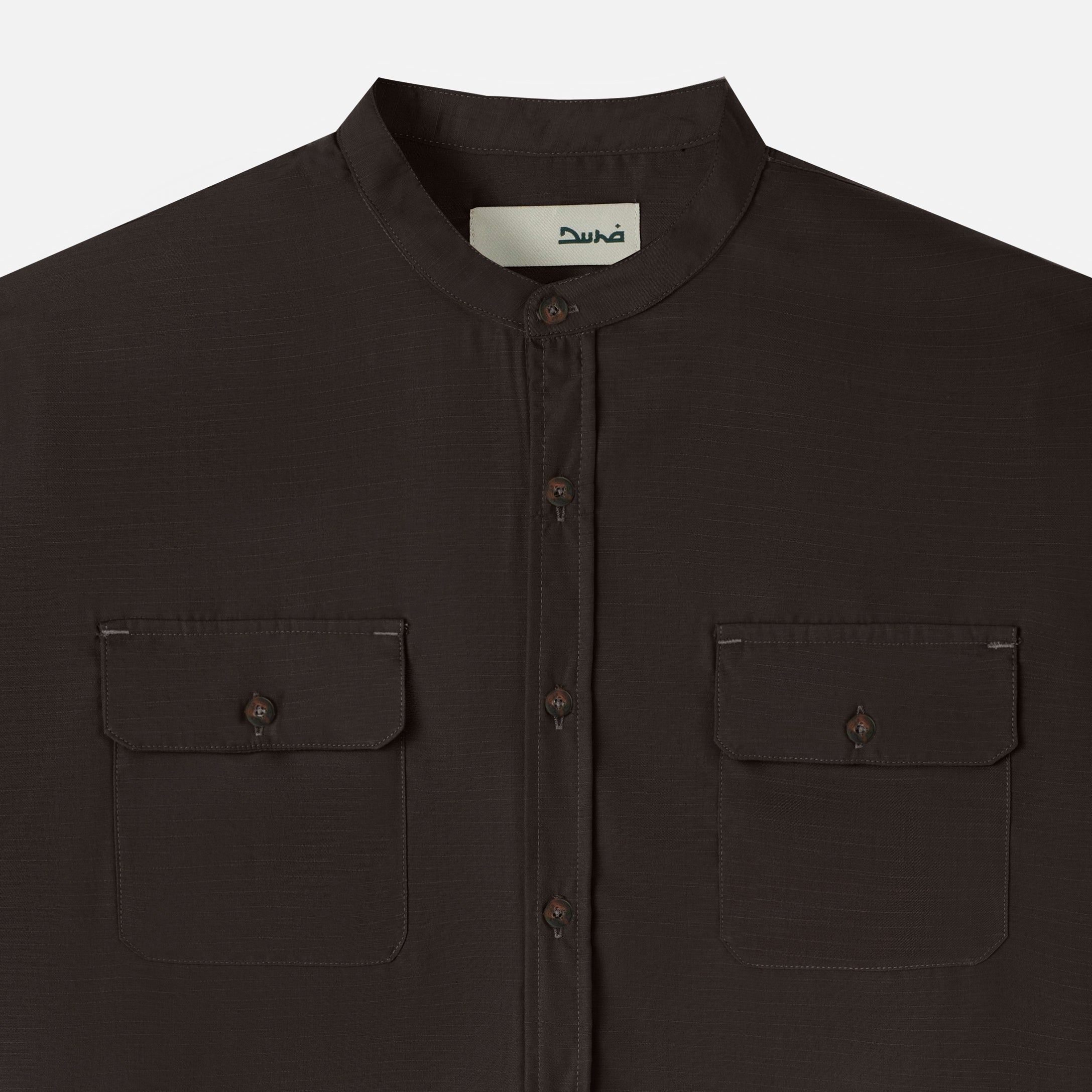 Numair Shirt Short Sleeve - Charcoal