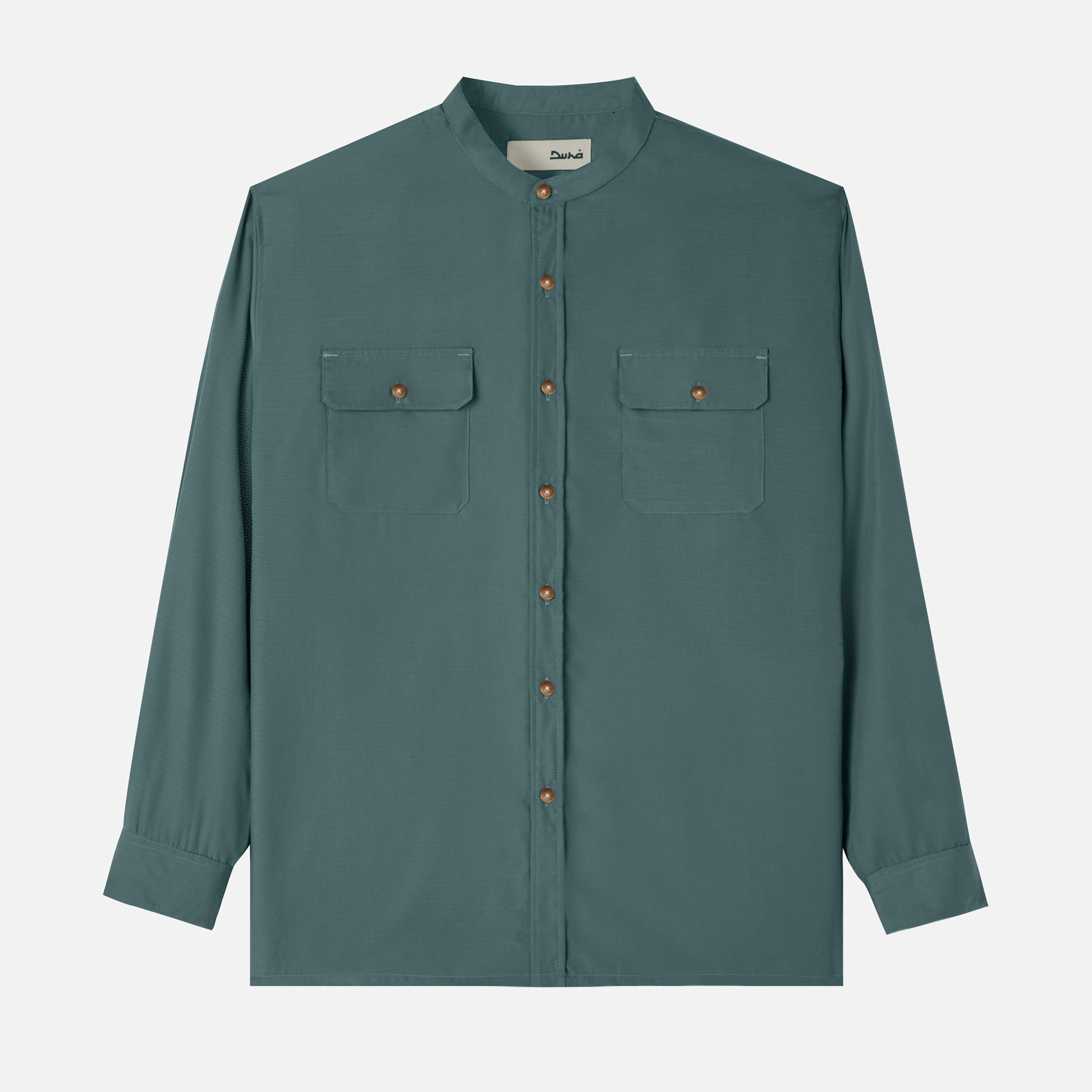 Numair Shirt Long Sleeve - Emerald