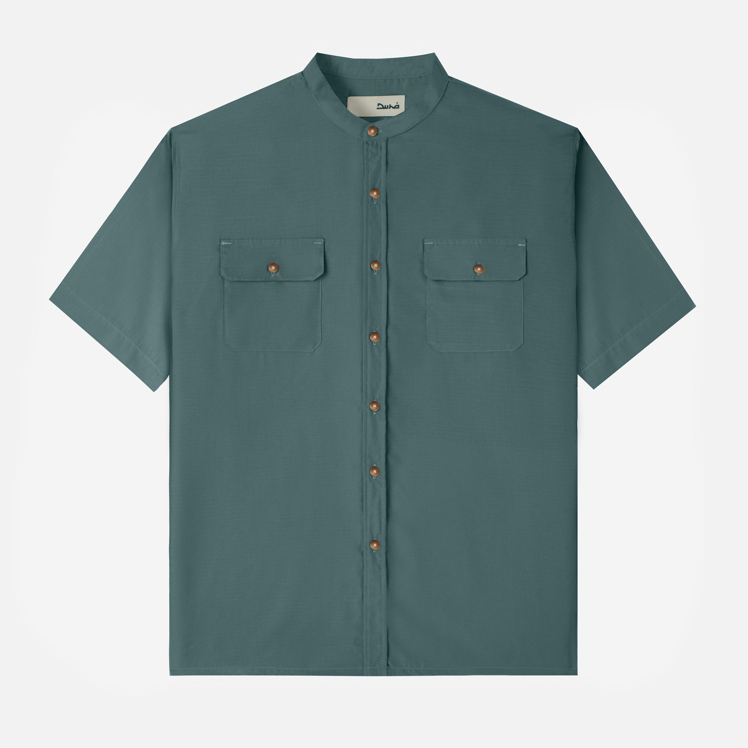 Numair Shirt Short Sleeve - Emerald