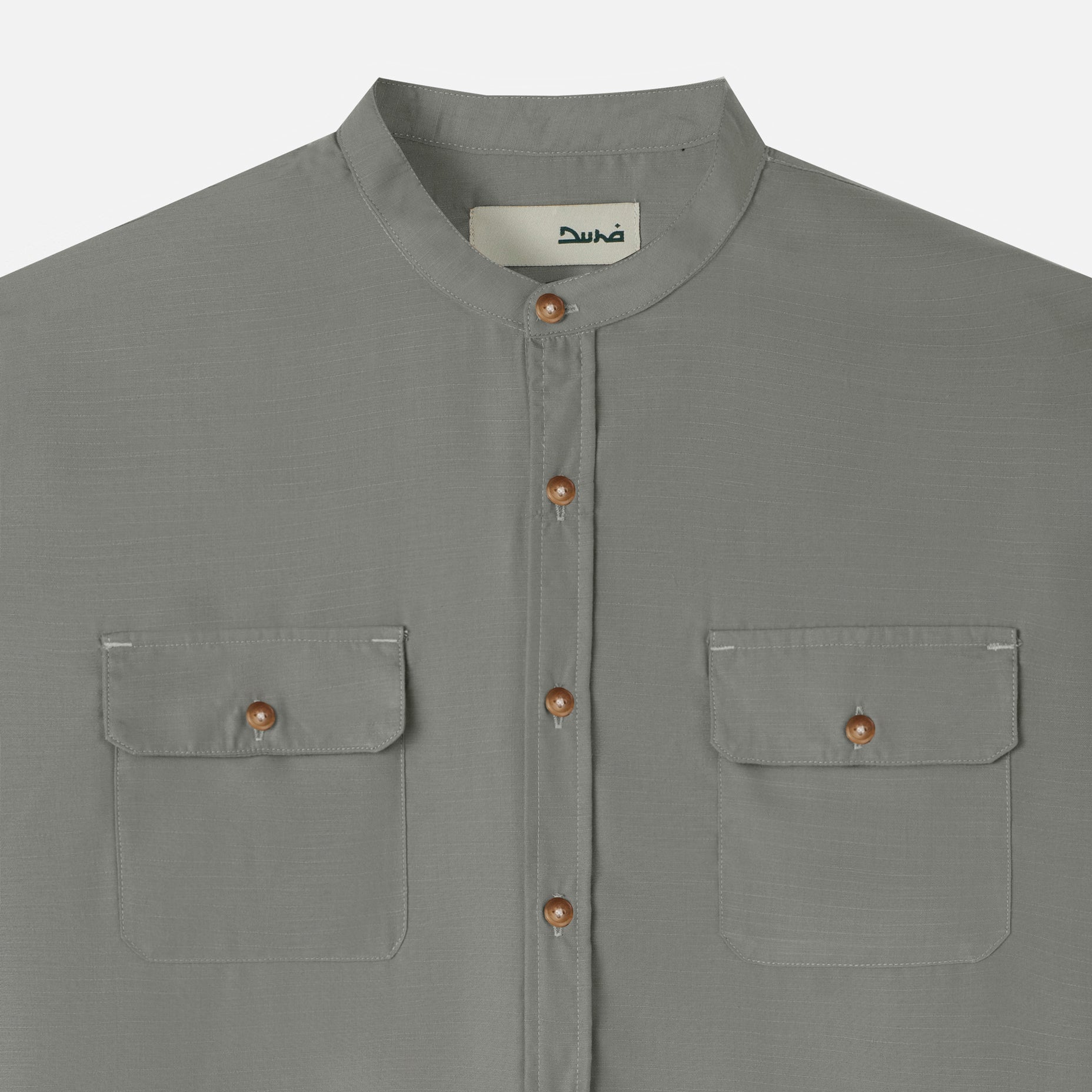 Numair Shirt Short Sleeve - Cold Grey