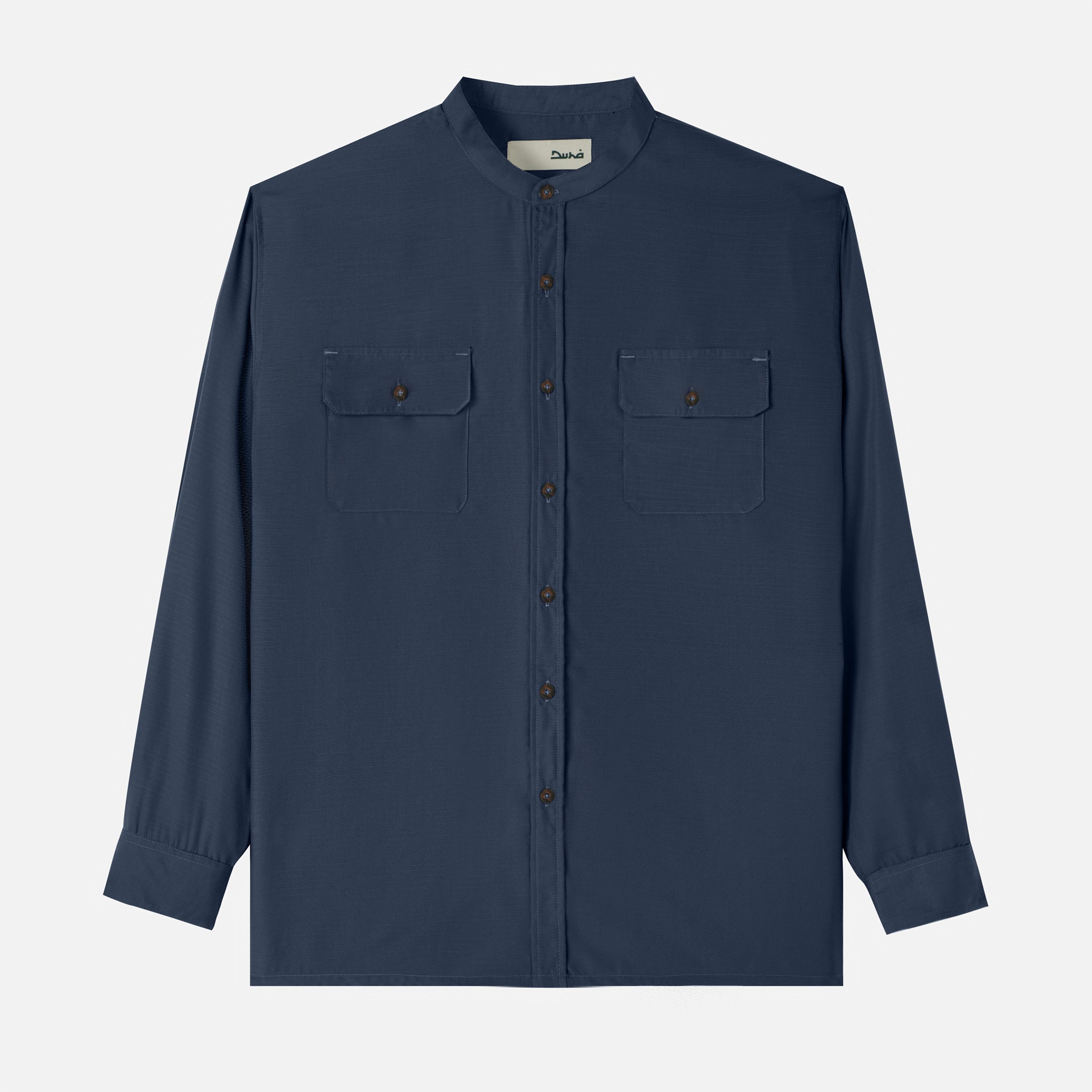 Numair Shirt Long Sleeve - Navy