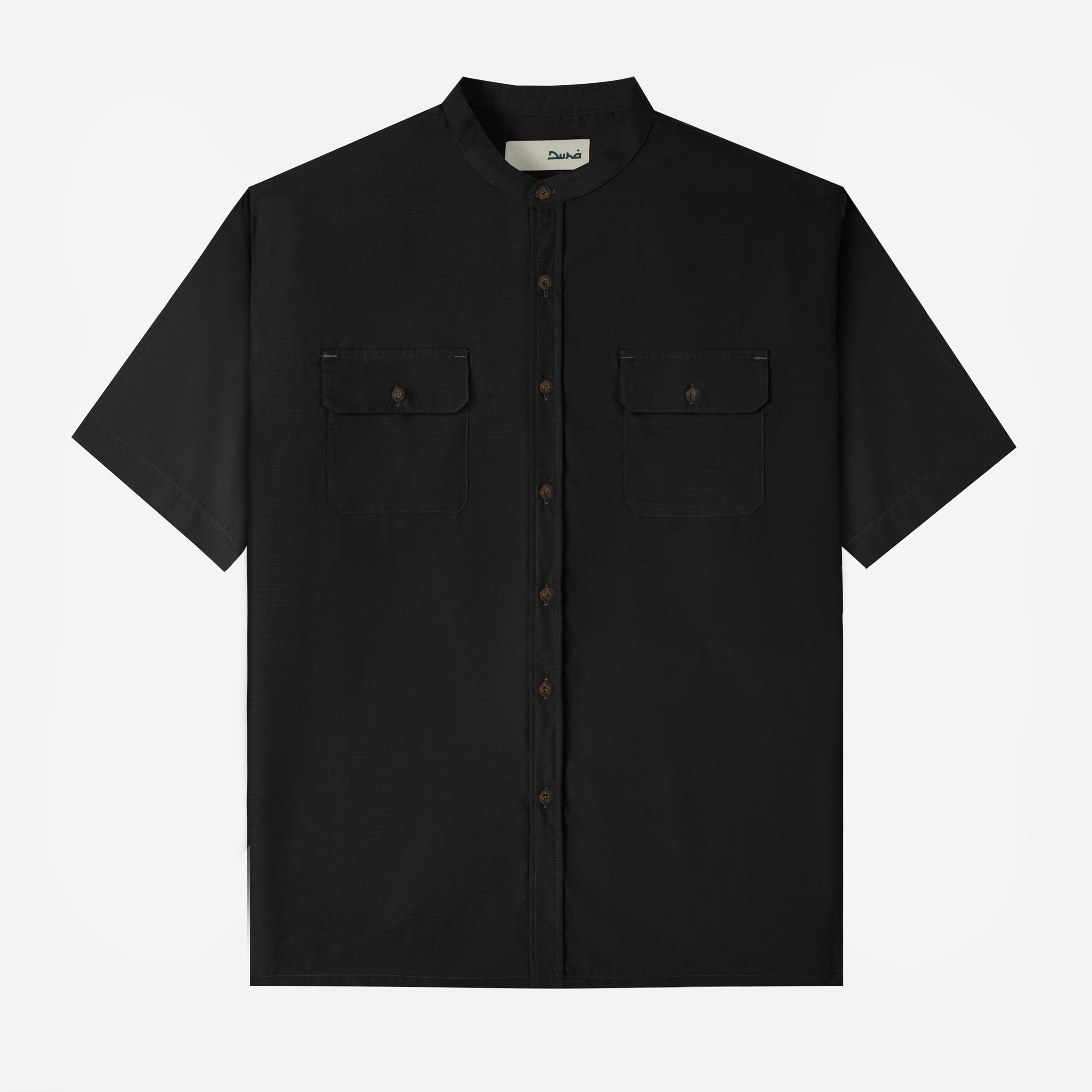 Numair Shirt Short Sleeve - Black