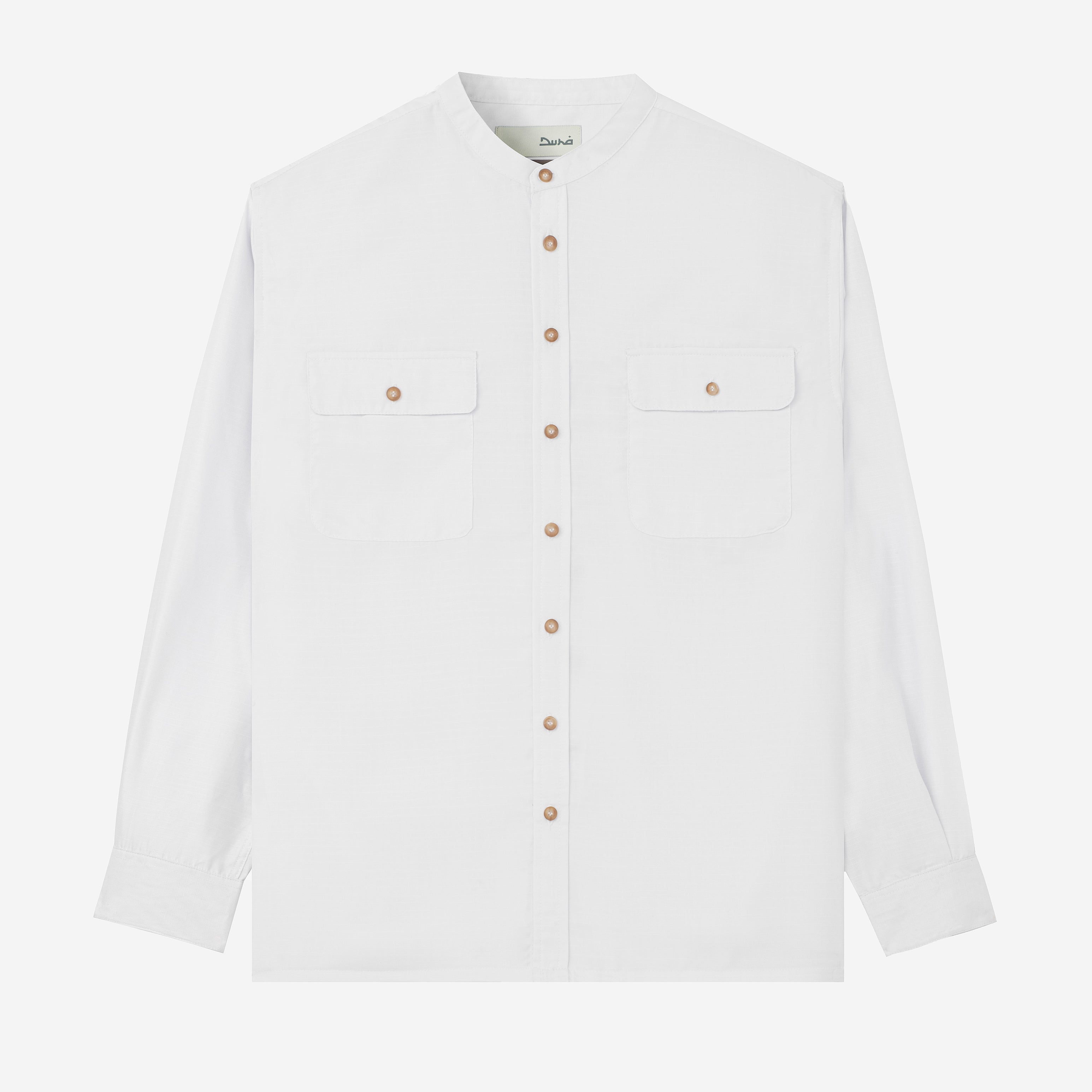 Numair Shirt Long Sleeve - White