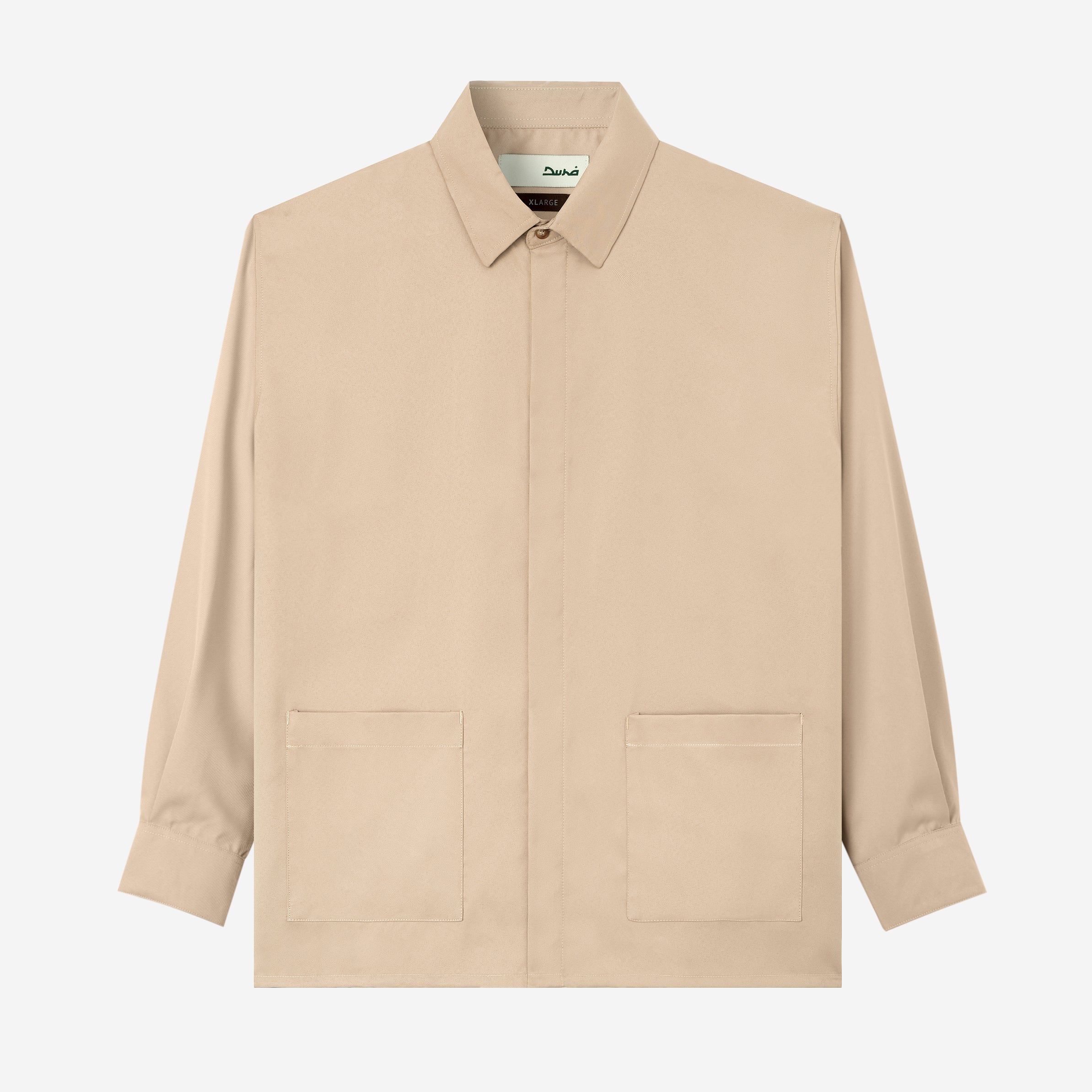 Hamz Shirt Long Sleeve - Khaki