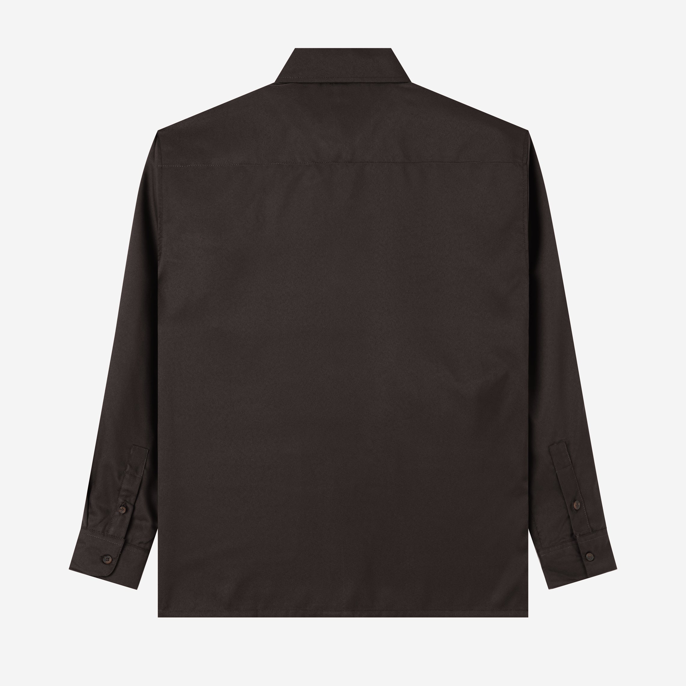 Hamz Shirt Long Sleeve - Dark Brown