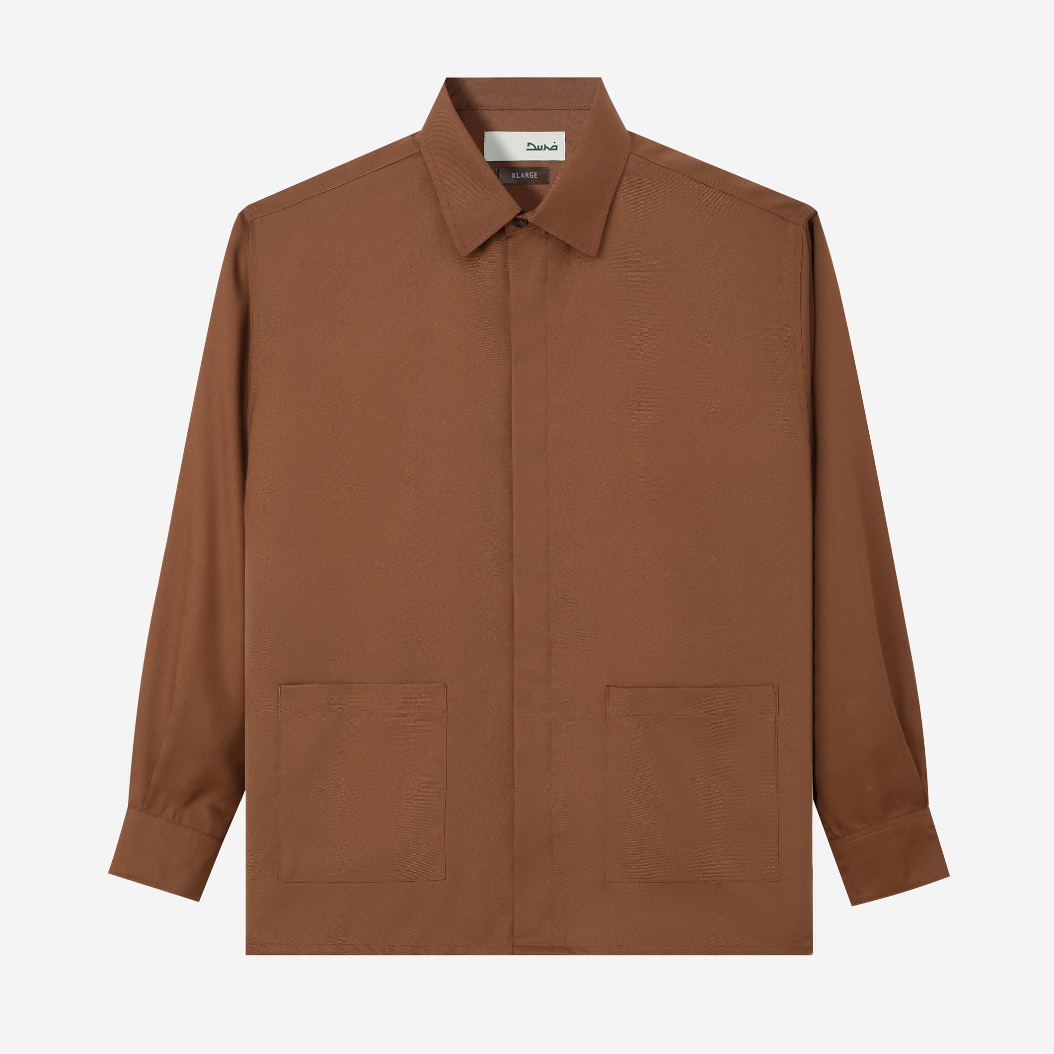 Hamz Shirt Long Sleeve - Brown