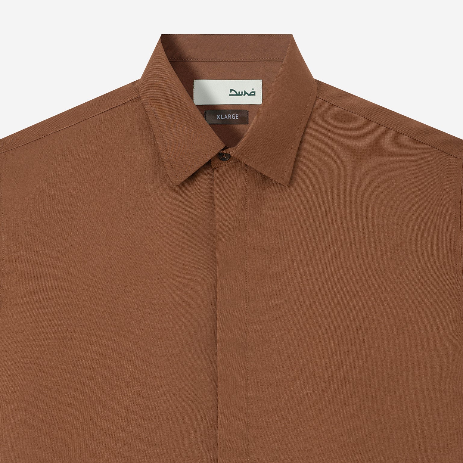 Hamz Shirt Long Sleeve - Brown