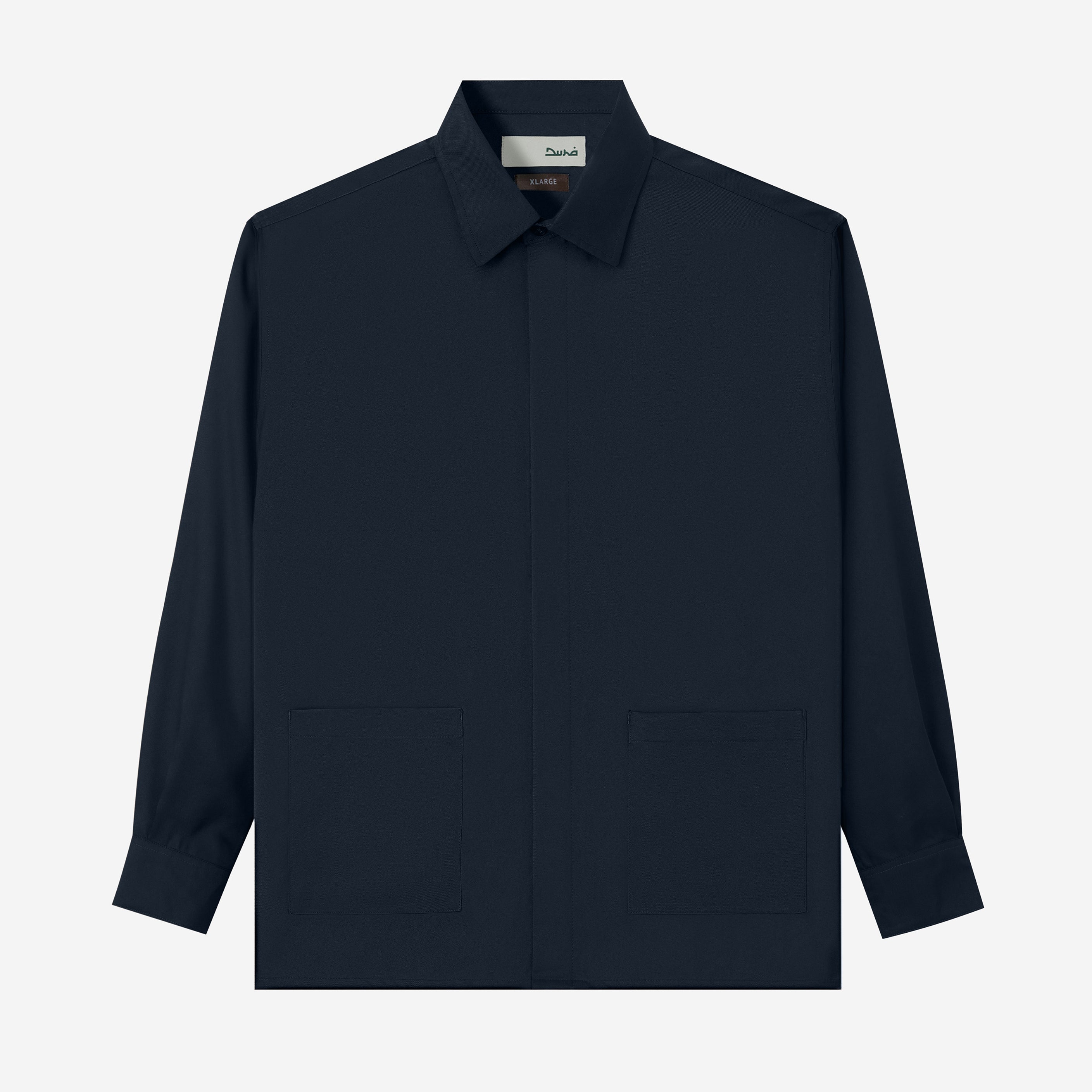 Hamz Shirt Long Sleeve - Dark Navy