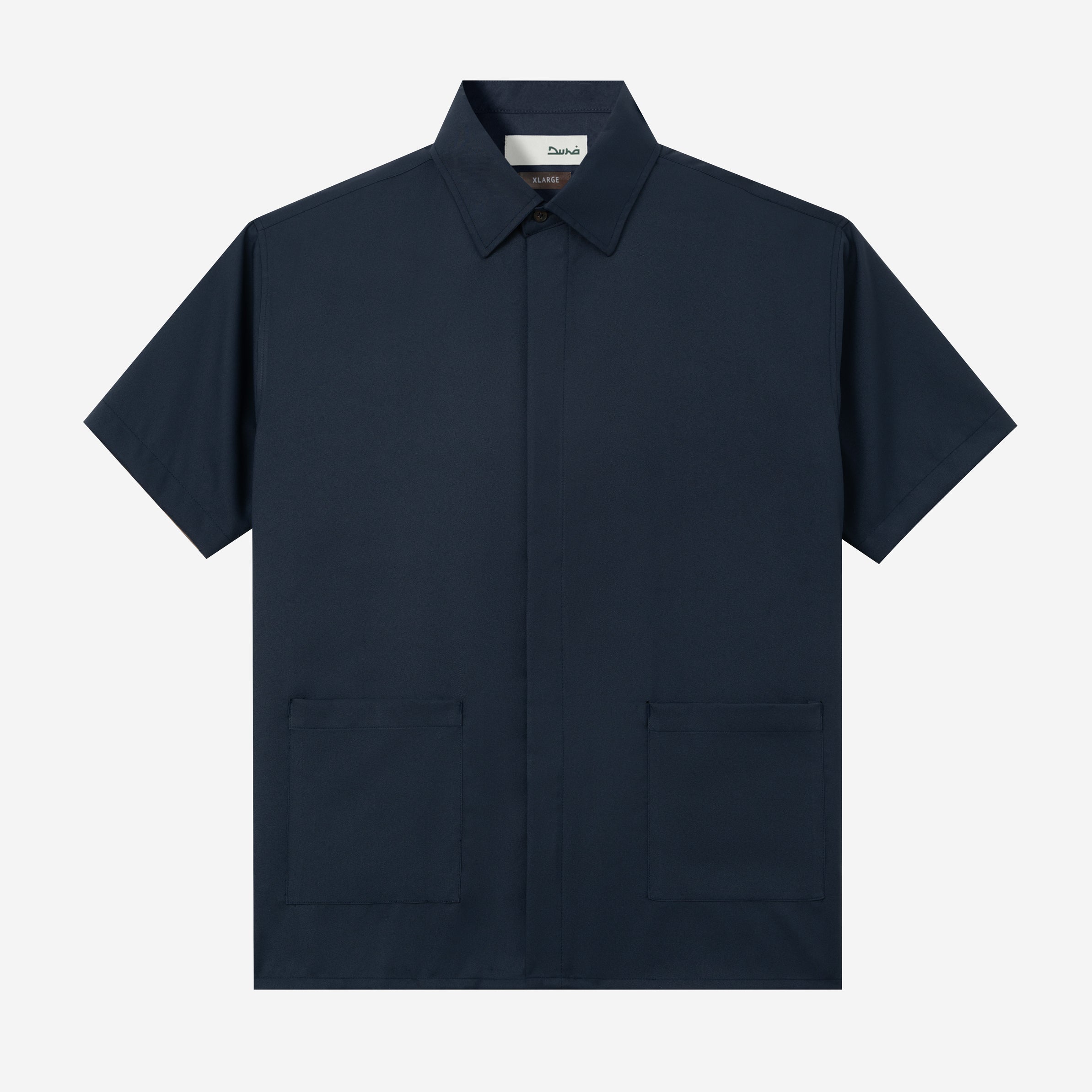 Hamz Shirt Short Sleeve - Dark Navy