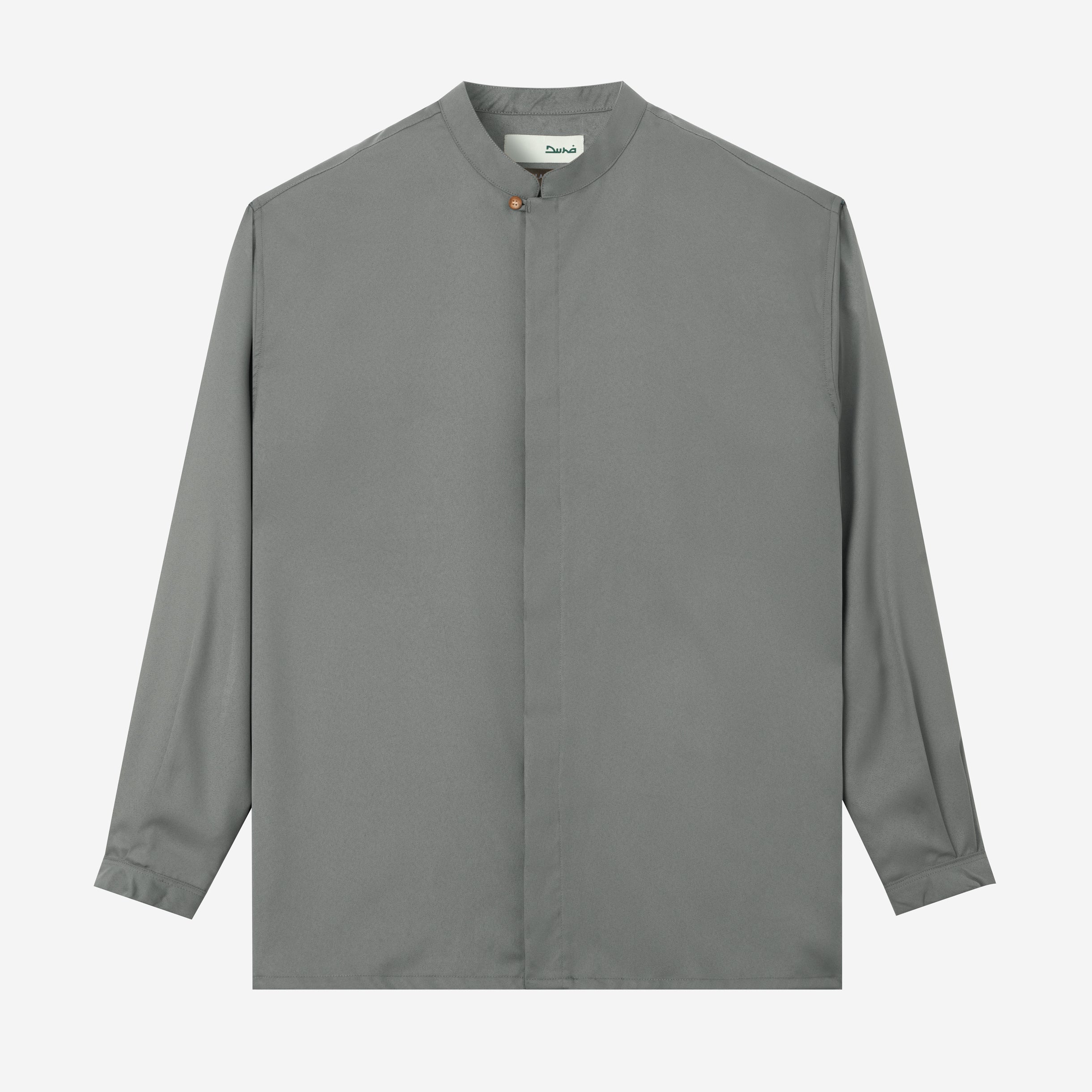 Zayd Shirt Long Sleeve - Cold Grey