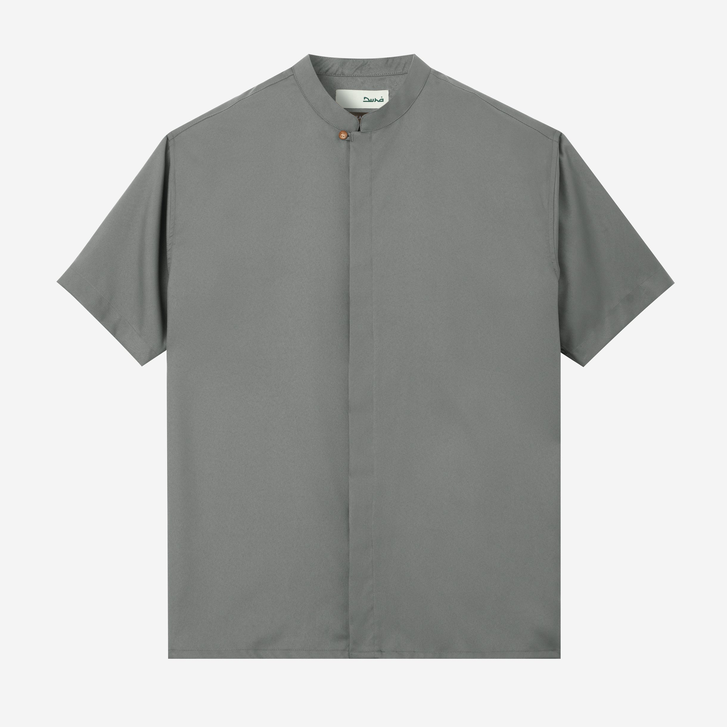 Zayd Shirt Short Sleeve - Cold Grey