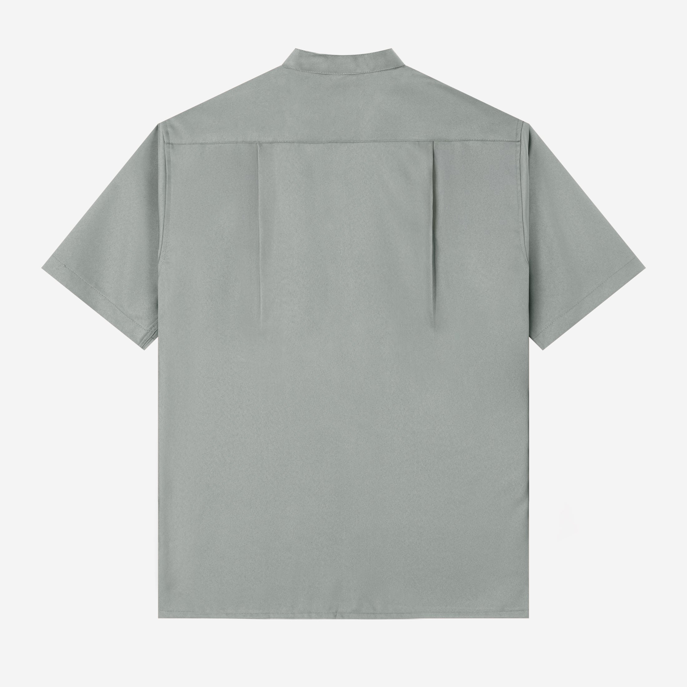 Zayd Shirt Short Sleeve - Cold Grey