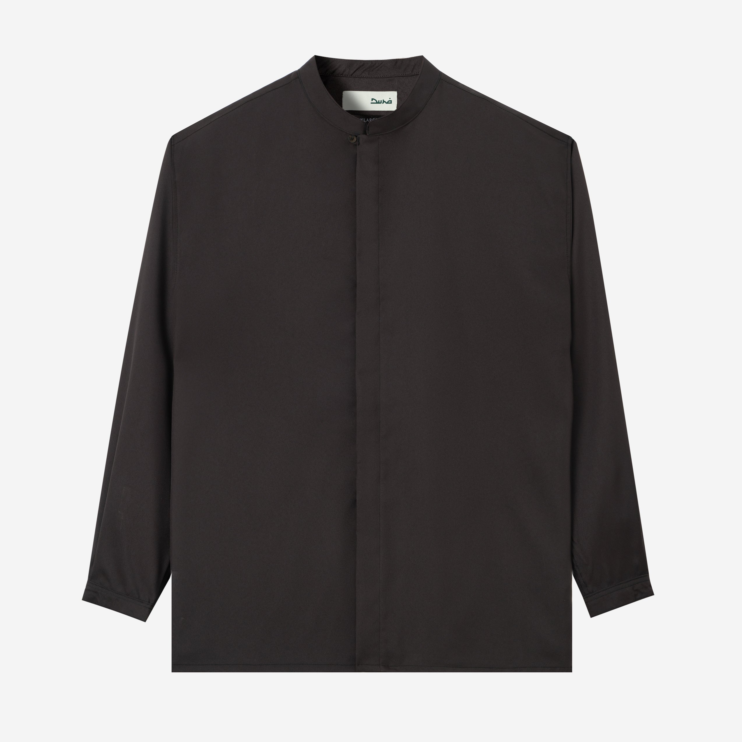 Zayd Shirt Long Sleeve - Dark Brown