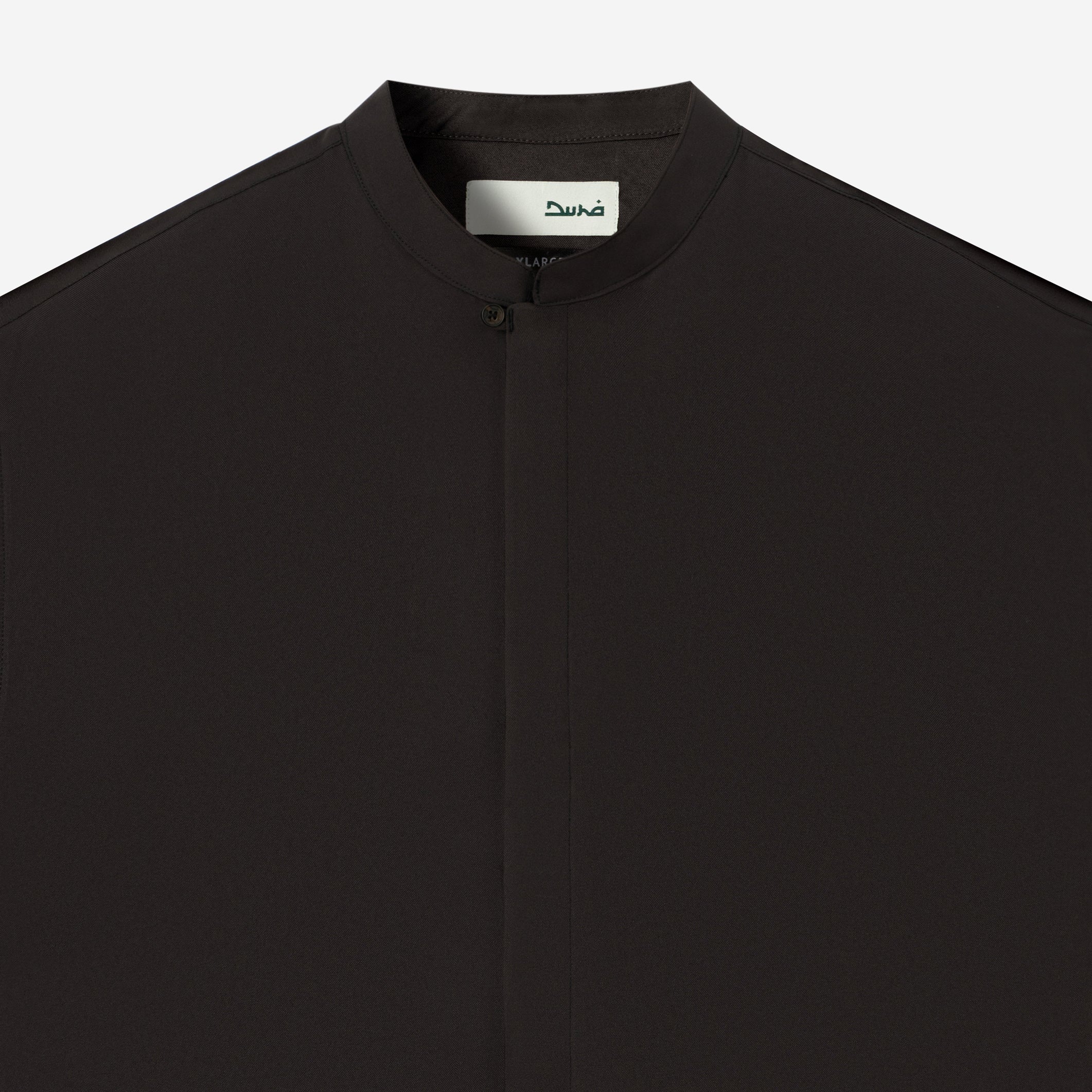 Zayd Shirt Long Sleeve - Dark Brown