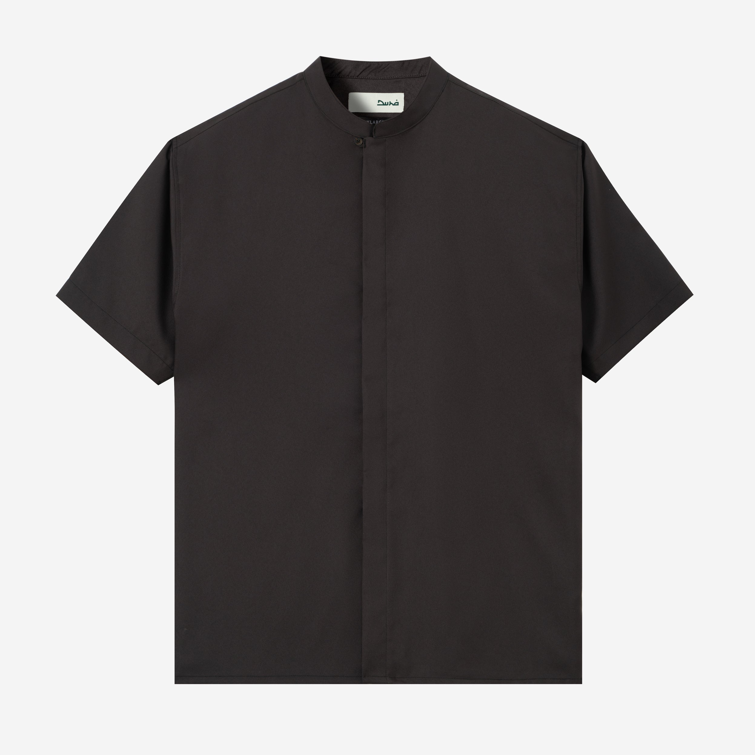 Zayd Shirt Short Sleeve - Dark Brown