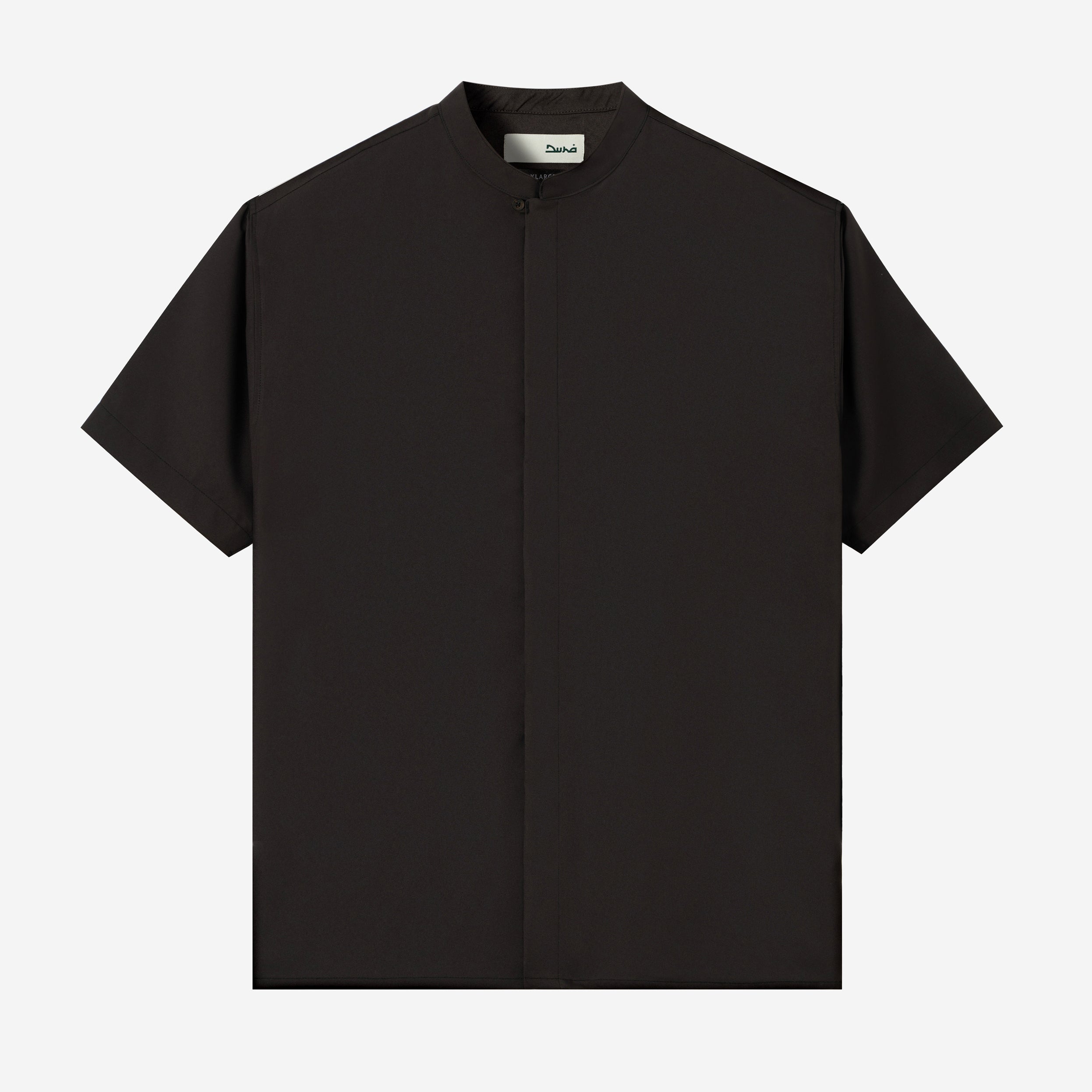 Zayd Shirt Short Sleeve - Dark Brown