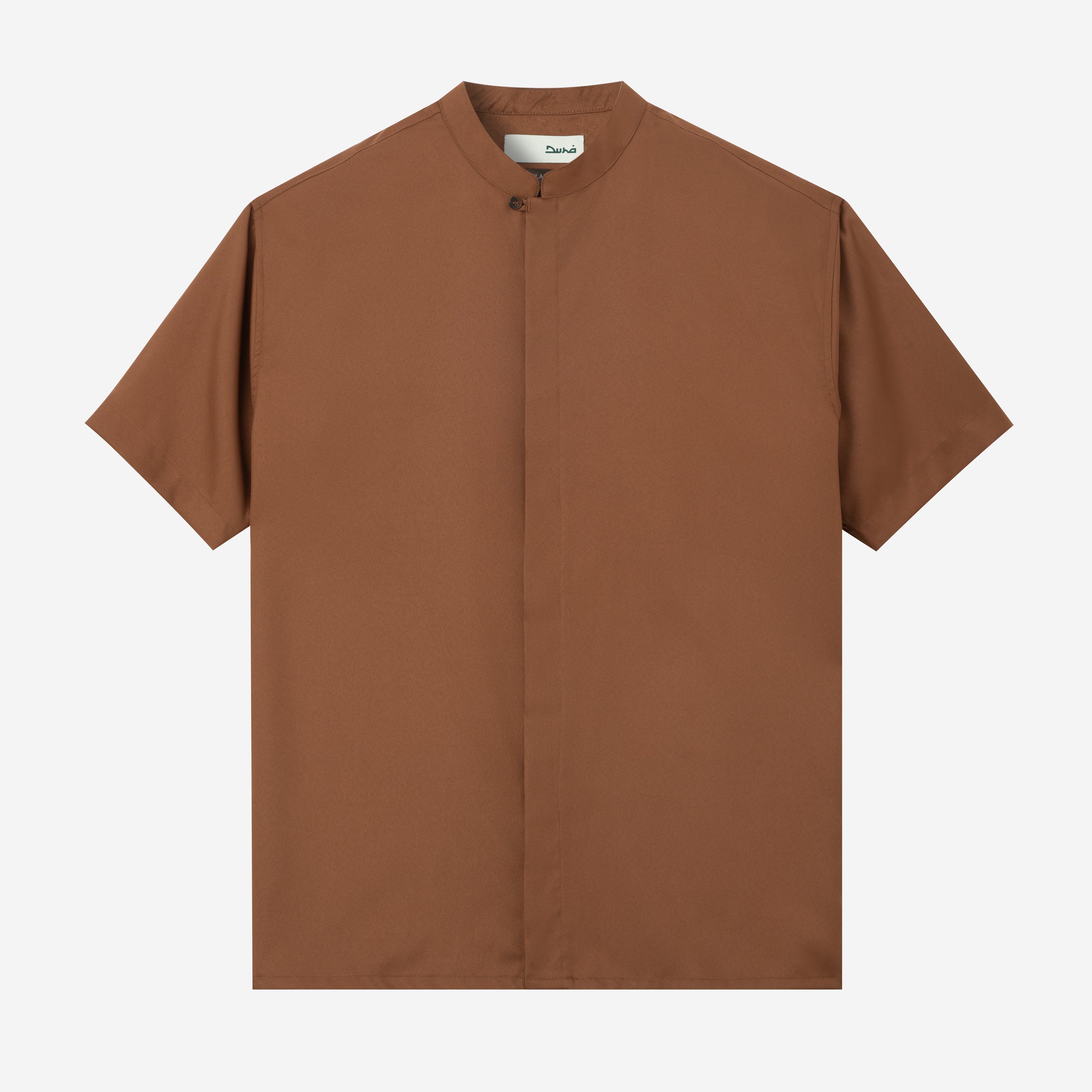 Zayd Shirt Short Sleeve - Brown