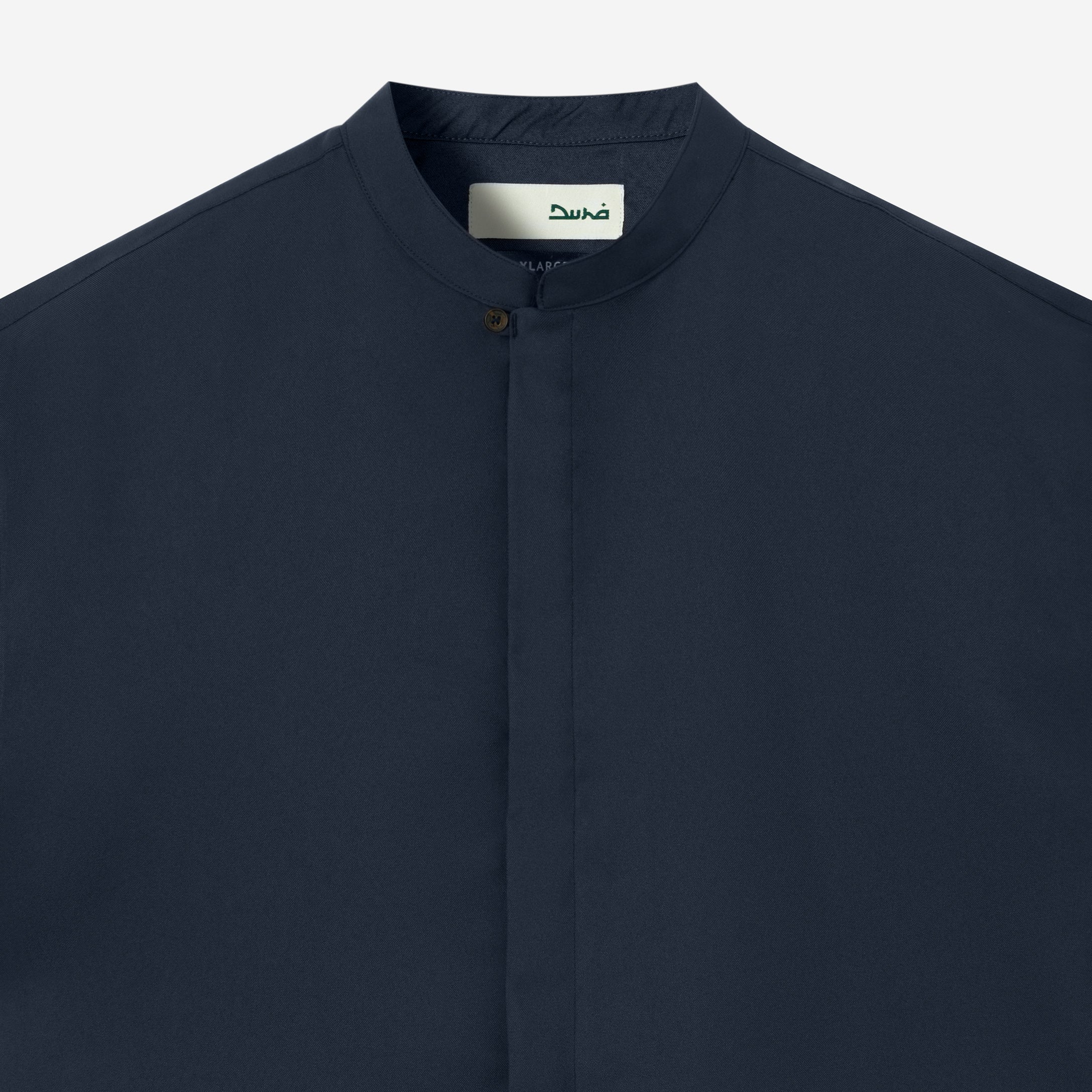 Zayd Shirt Short Sleeve - Dark Navy