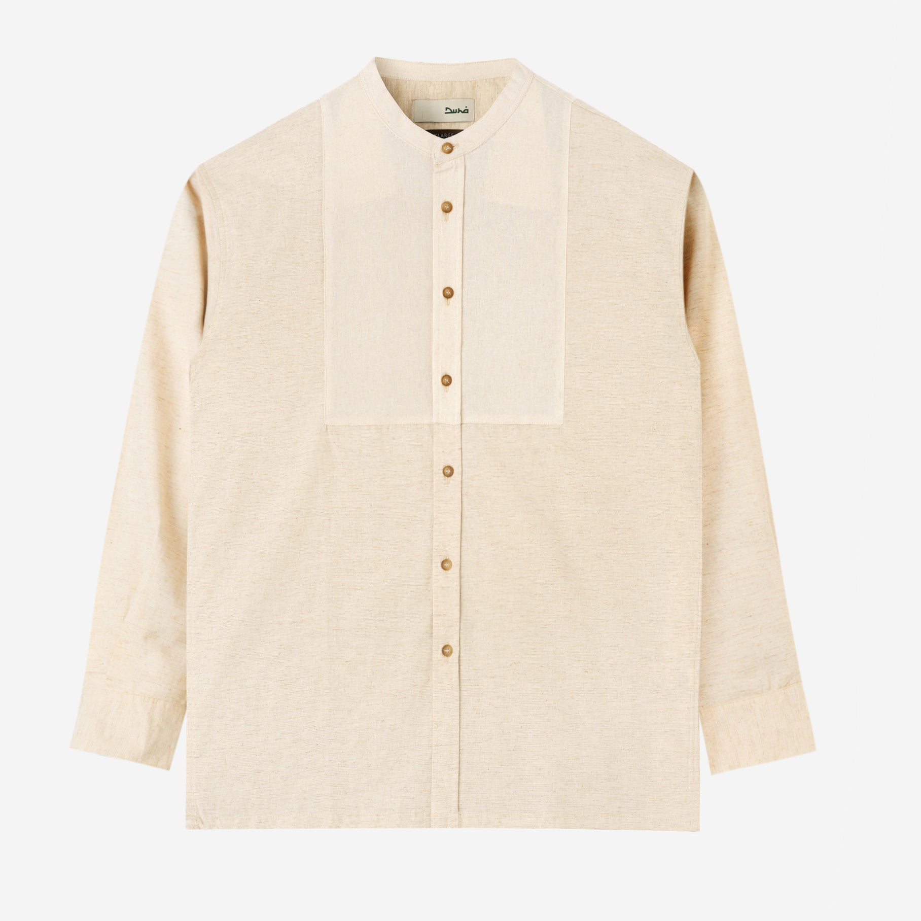 Mazeen Shirt Long Sleeve - Sand White