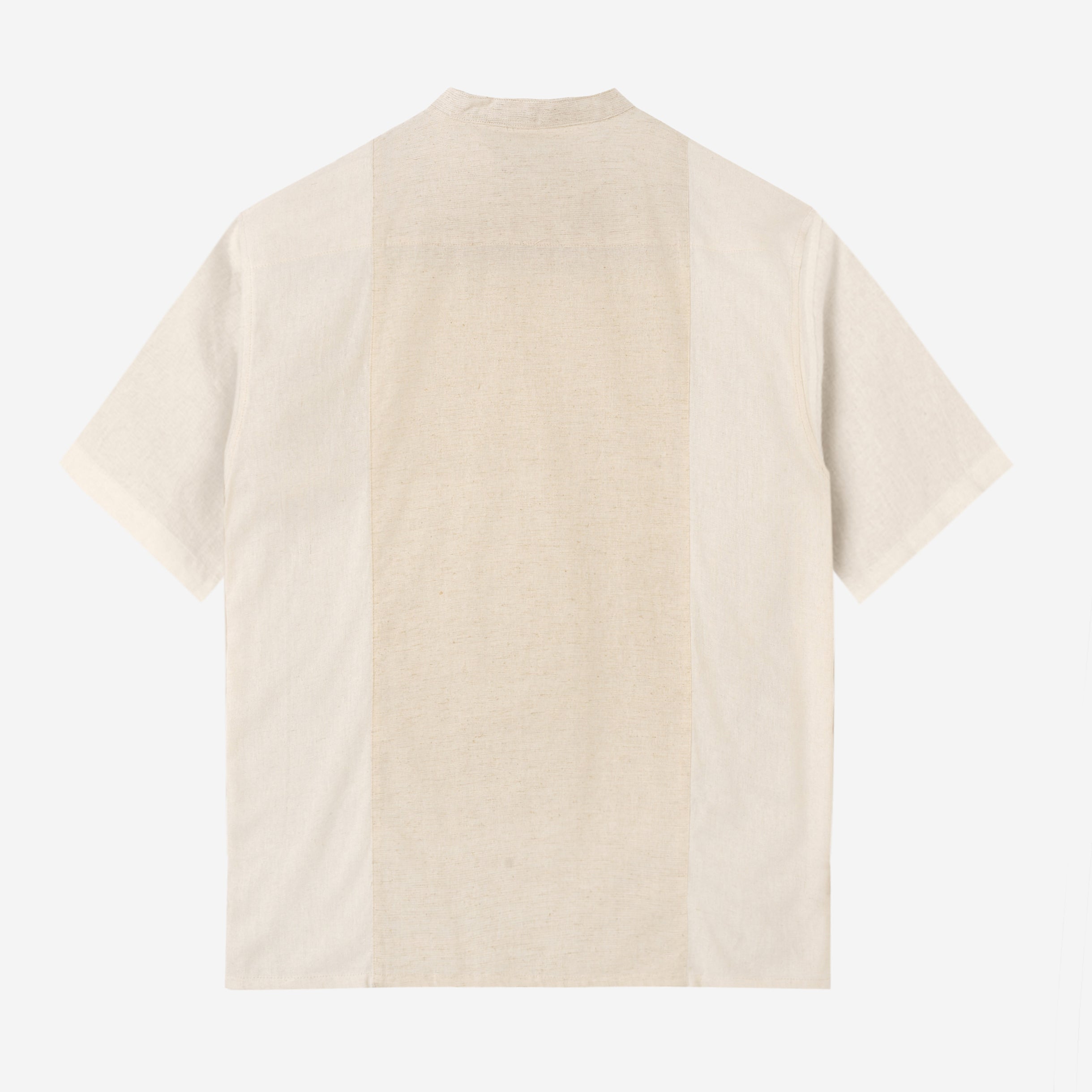 Mazeen Shirt Short Sleeve - Sand White