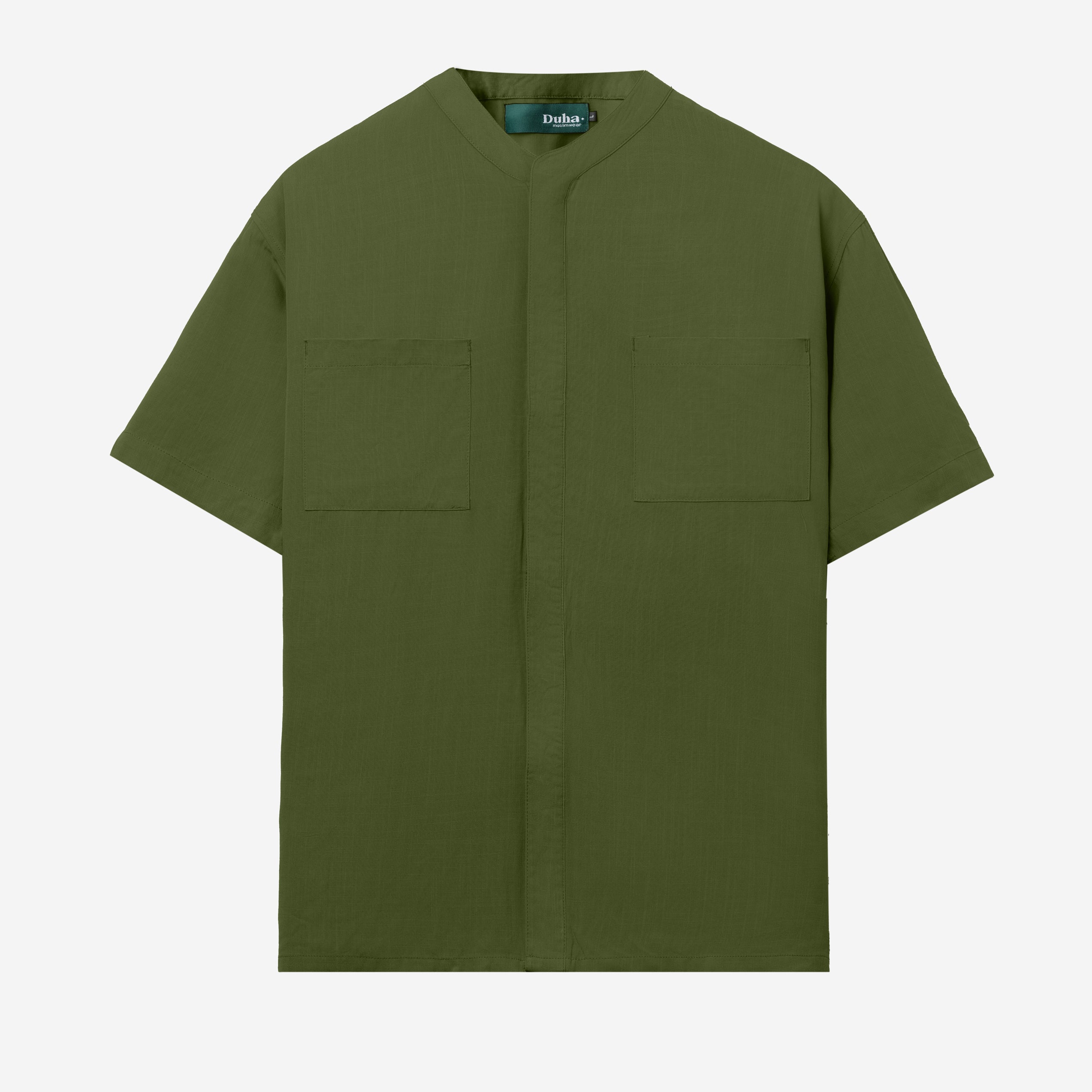 FACTORY SALE - Shams Short Sleeve - Dark Green