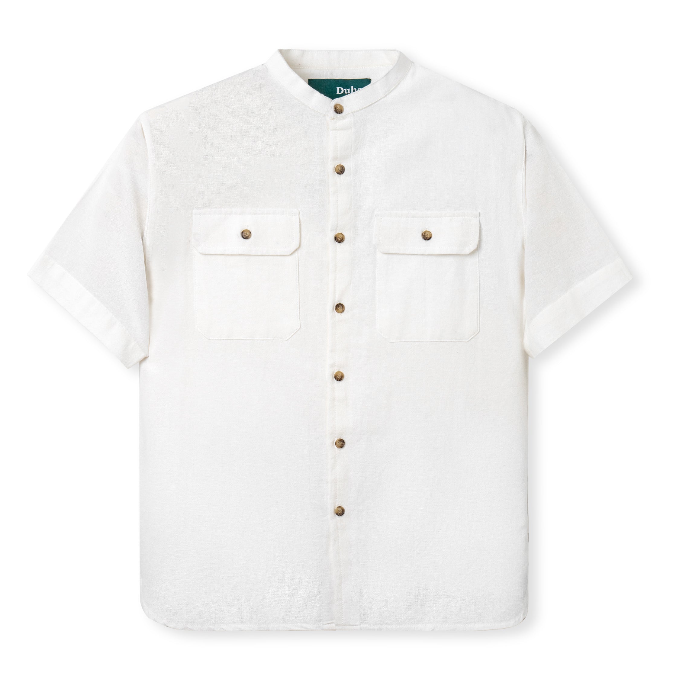 Rashed Short Sleeve Shirt - White
