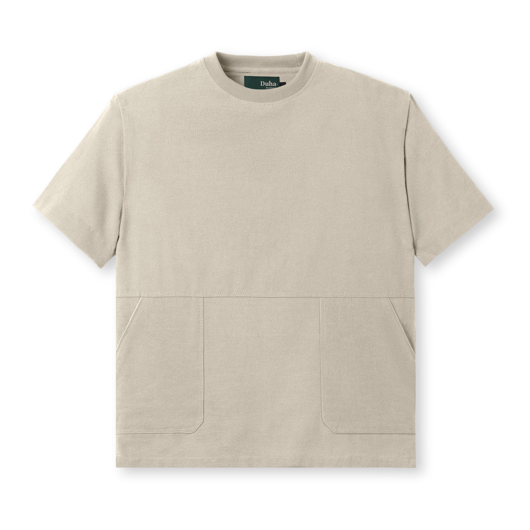 Badr Short Sleeve Pocket T-Shirt - Broken White